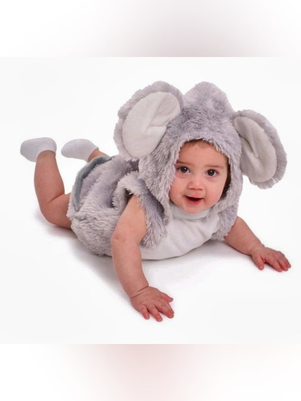 Dress Up America Elephant Costume Gray Baby 12-24M